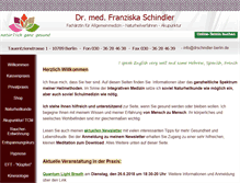 Tablet Screenshot of drschindler-berlin.de